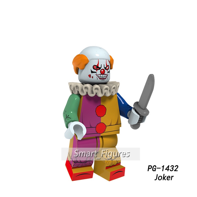 Pg8171 Mainan Action Figure Minifigures Seri Halloween Bentuk Labu / Orang-Orangan Sawah / Penyihir / Vampire / Joker