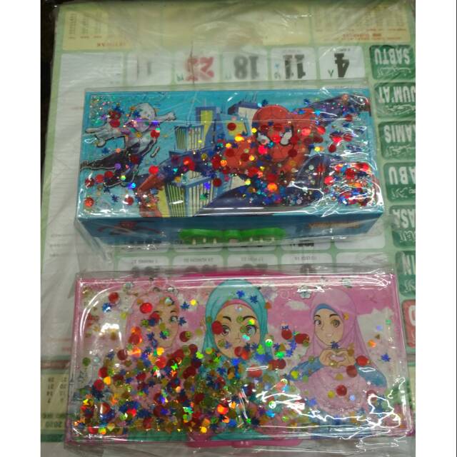 

Tempat pensil Kode glitter lucu