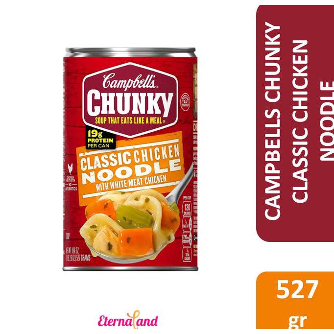 

Campbell'S Chunky Classic Chicken Noodle Soup-Sup Instant Mie Ayam