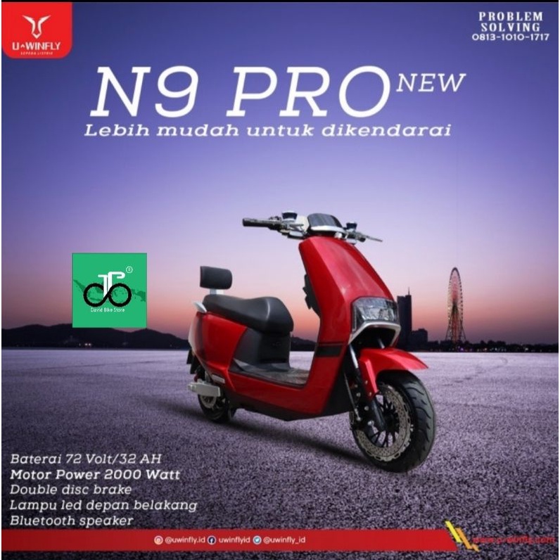 Sepeda Motor Listrik Uwinfly N9 Pro Terbaru This Is My Way