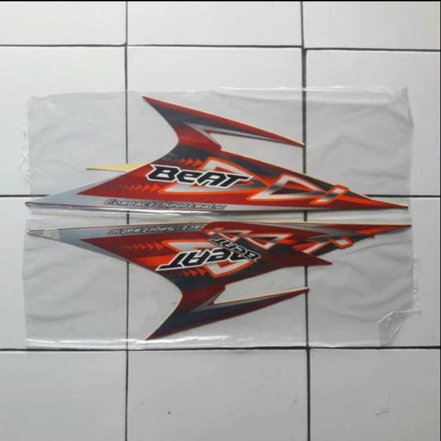 Striping-lis-sticker beat karbu 2012,merah