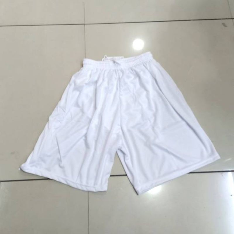 Celana Pendek Putih Polos Premium