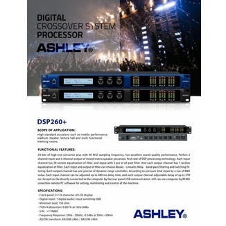 Speaker Management ASHLEY DSP 260 + DSP260 + DSP 260+ ORIGINAL