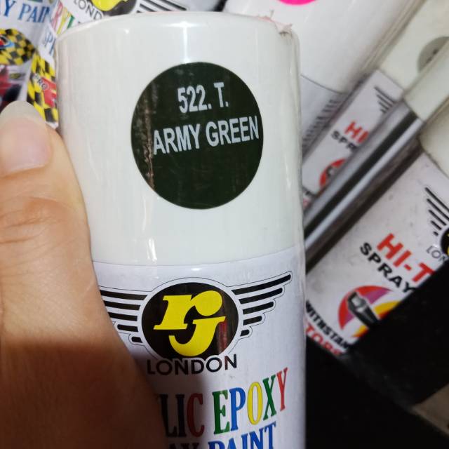 PILOK PYLOK CAT SEMPROT RJ LONDO 300cc..ARMY GREEN / HIJAU TENTARA (522.T)