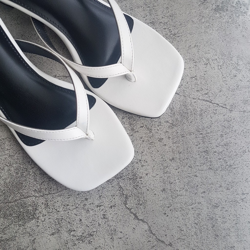 inmix - LYDIA - Premium Imported Material Sandal Jepit Hak 4cm - inmix Rubber Outsole-2