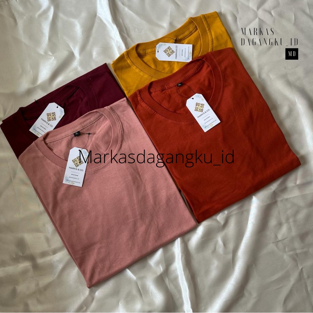 Kaos Polos Lengan Pendek Cotton Combed 30S Premium Quality