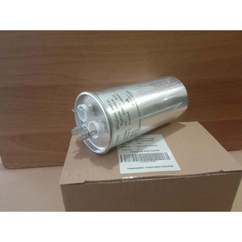 Kapasitor Comp 50 uf + Fan 2 uf AC Panasonic 2 PK Type YN18TKj