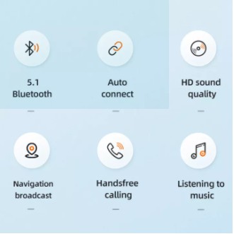 Mcdodo CA-8700 Car Wireless Audio Reciever Kabel Mobil AUX 3.5mm BT 5.1