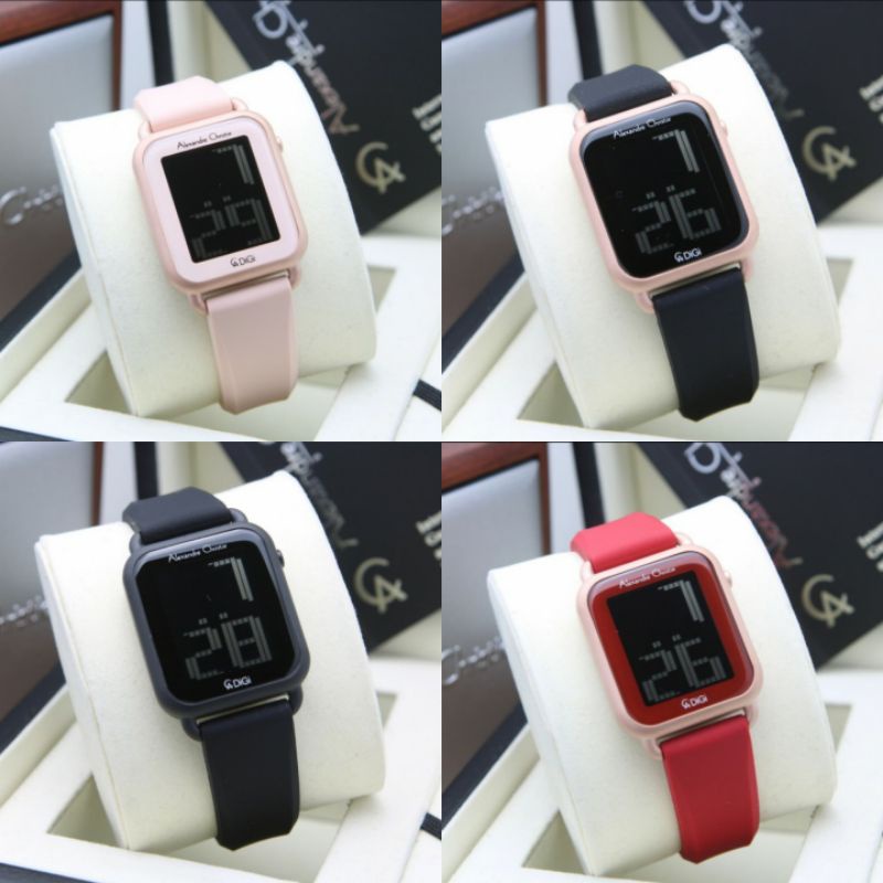 Jam Tangan Alexander Christie 9332 AC 9332 Tali karet Mesin Baterai Original d3cm +box original Ac g