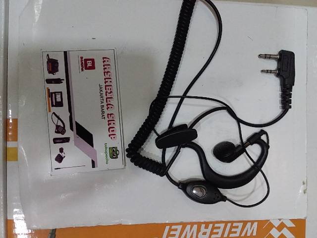 Earphone/headset standar original weirwei Redell Baofeng untuk smua ht cina