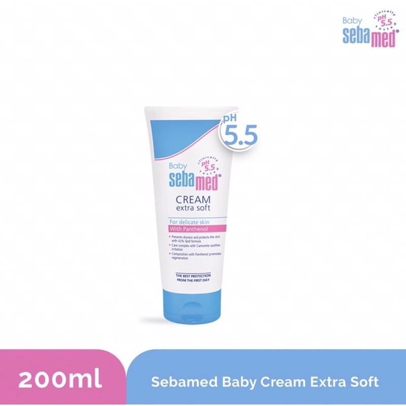 Sebamed baby cream extra soft 200 ml ( melembutkan kukit bayi )