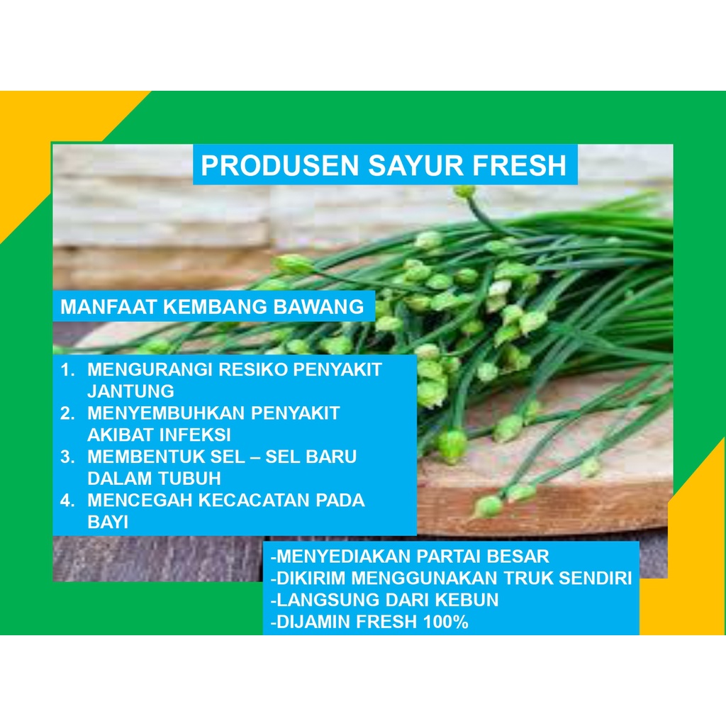

Bunga Bawang Fresh Langsung Dari Petaninya