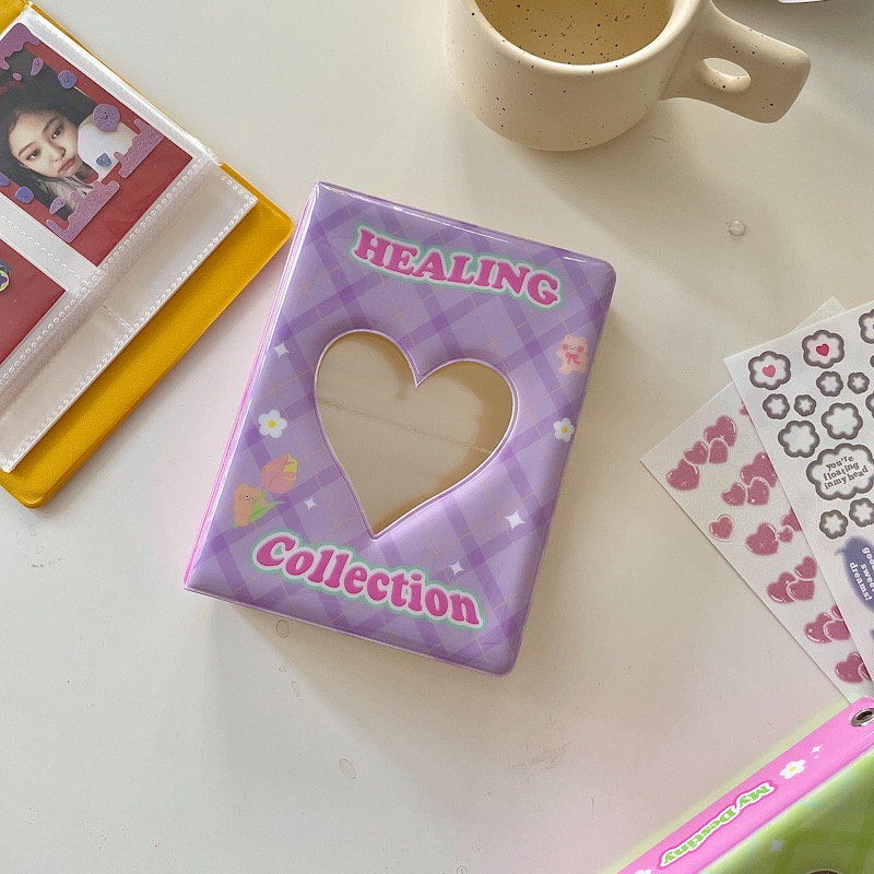 ins candy color love polaroid album interstitial star chase 3 inch photo idol album card storage