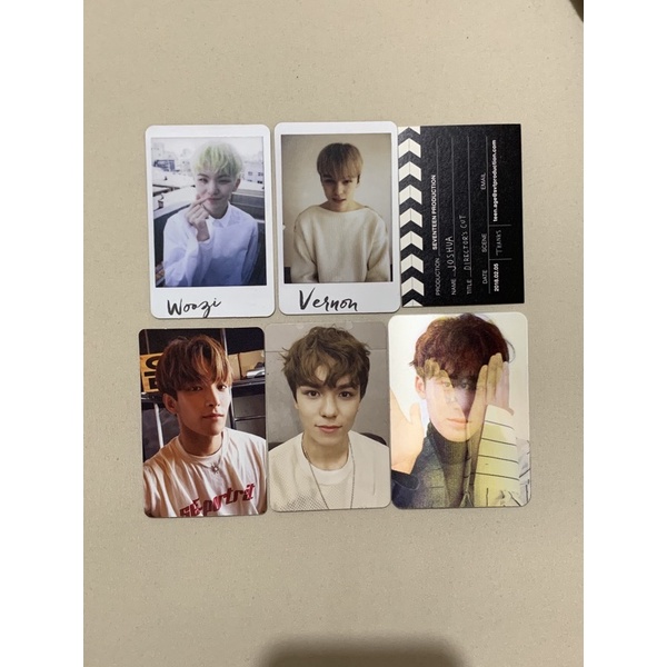 SEVENTEEN Director’s Cut - Lenticular Mingyu/Plot Ver. // WOOZI al1 pola // VERNON Al1 pola // VERNO