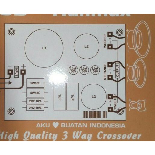 Hot Kit Crossover Pasif 3 Way High End Shopee Indonesia