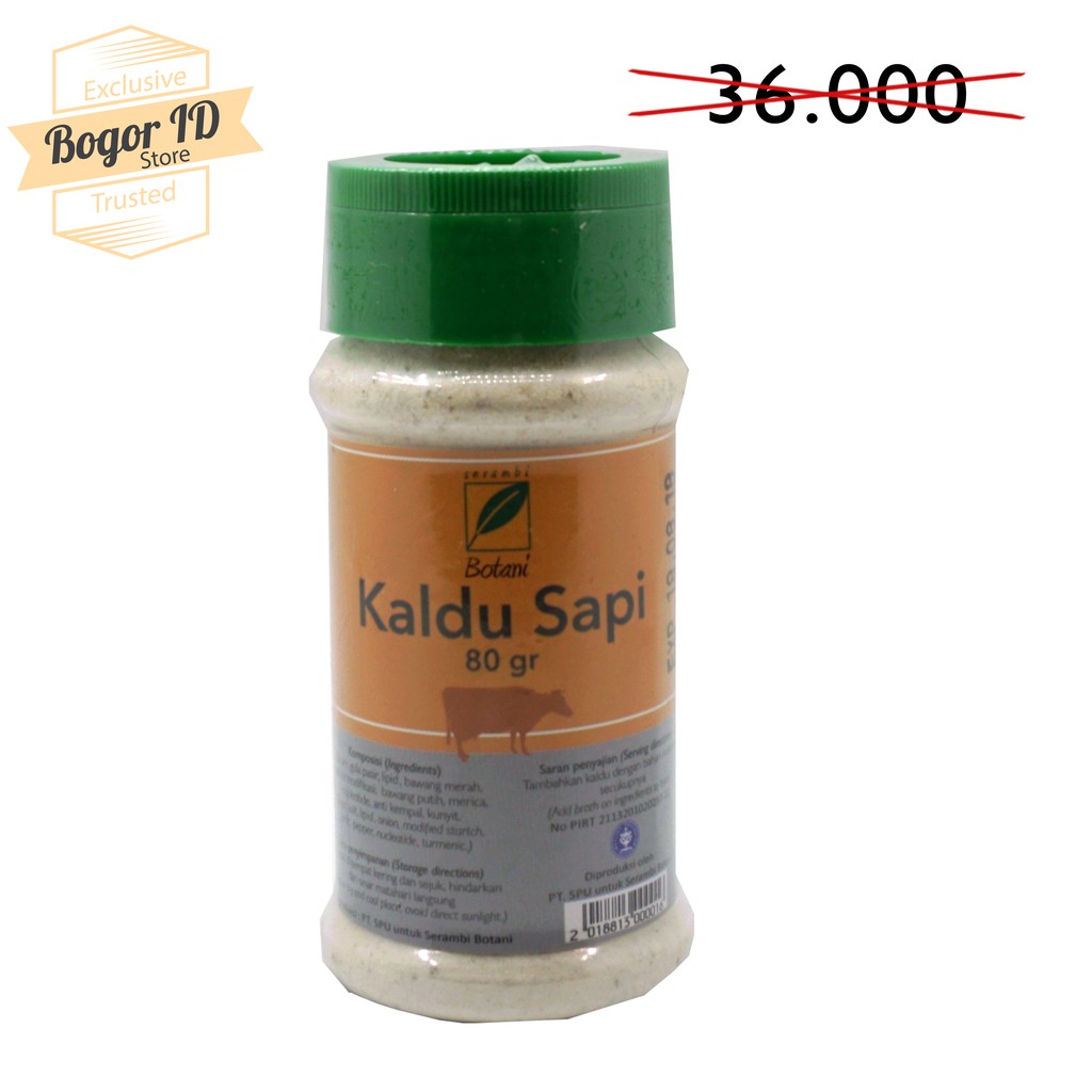 

KALDU SAPI IPB INSTANT NON MSG HEALTHY & NATURAL