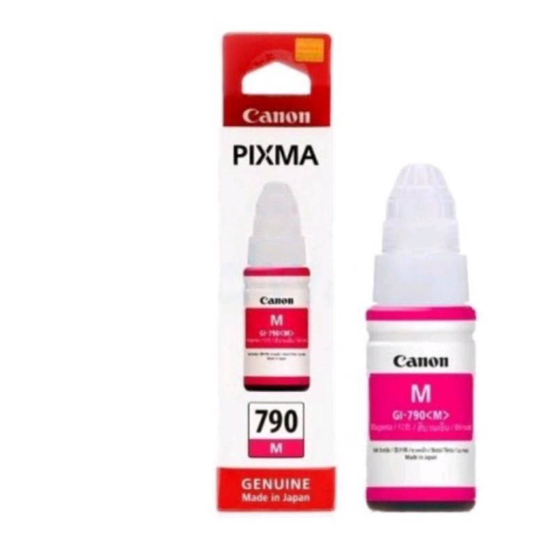 tinta canon 790 warna Yellow,cyan,magenta G100,G200,G300,G400 original