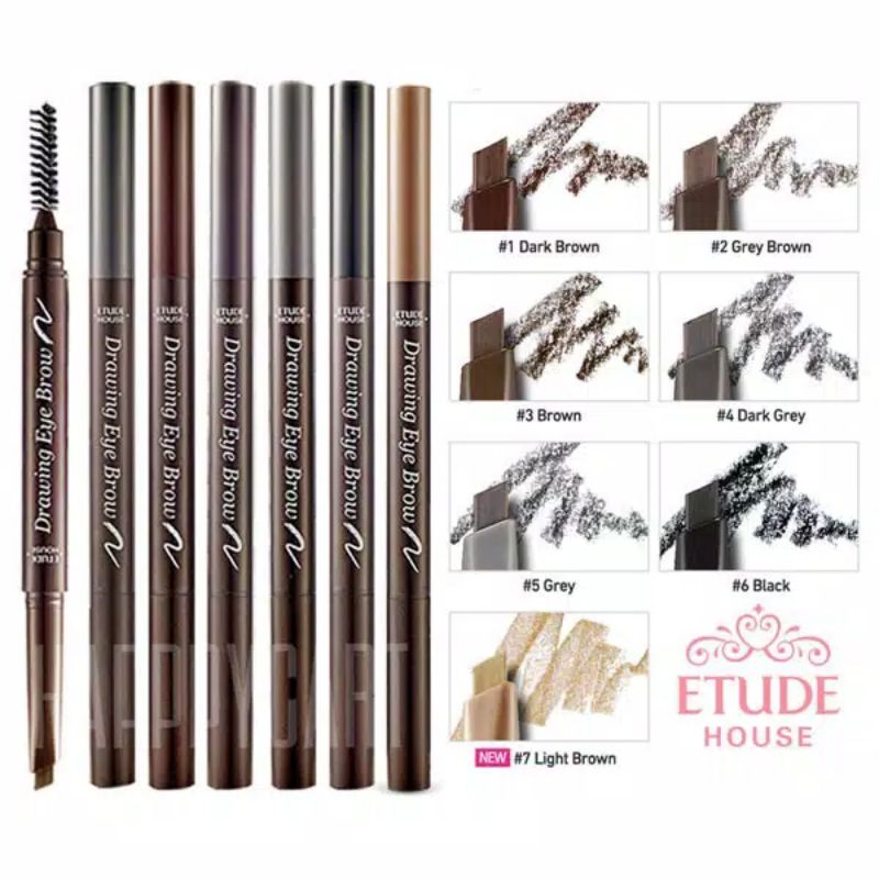 Pensil alis Etude House Eyebrow Drawing Original Korea Pensil penci Alis 100%