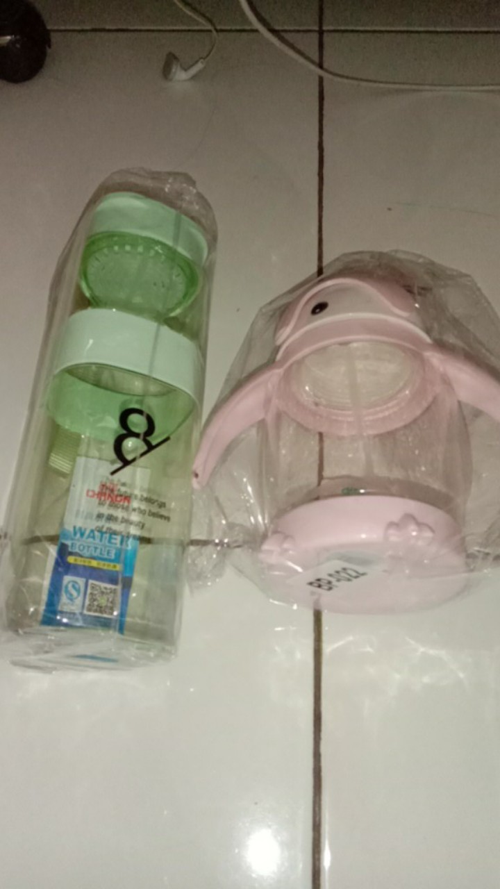 Botol Air Minum Anak Penguin Food Grade Bpa Free 300ml