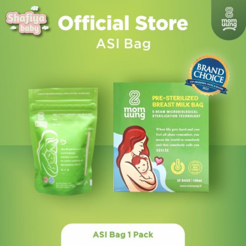 Mom Uung Asi Bag Breast Milk Bag - Isi 30 bag | 150ml | 100ml Kantong Asi