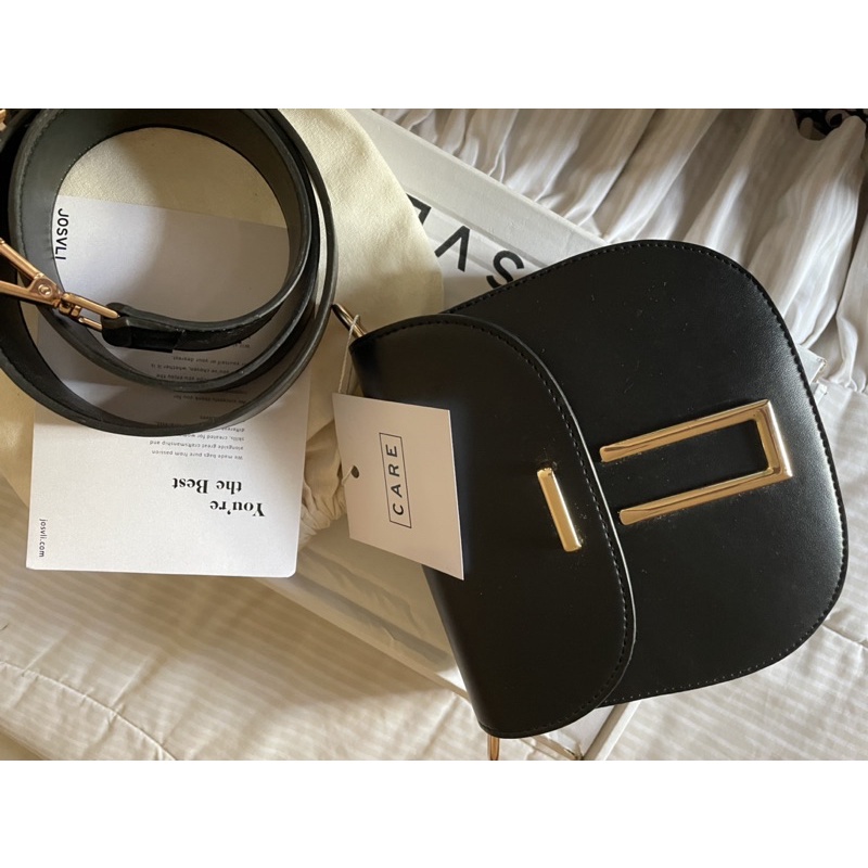 Josvli Oscar Black Bag with strap