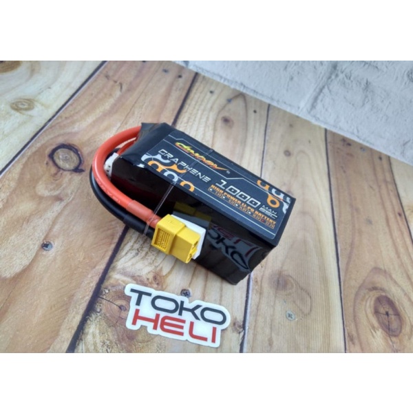 Promo Dinogy Graphene 6S 1000mAh 65C 22.2V Lipo Battery XT60 Berkualitas