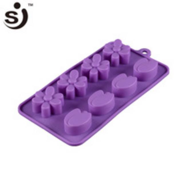 Cetakan Bunga Tulip Silicone Chocolate Mold