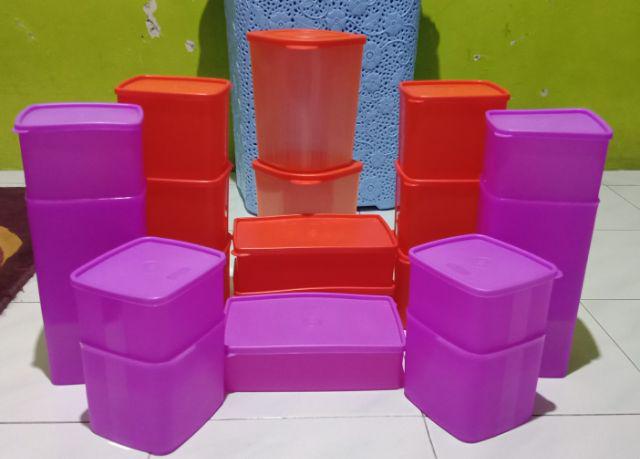 [indra]set Toples Plastik Monalisa Merah  Isi 10pcs/mdg622