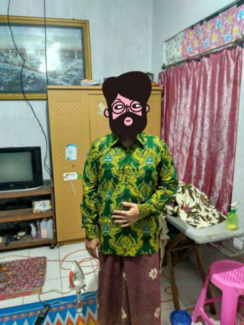 Kemeja Batik Ansor Motif Pisang Bali