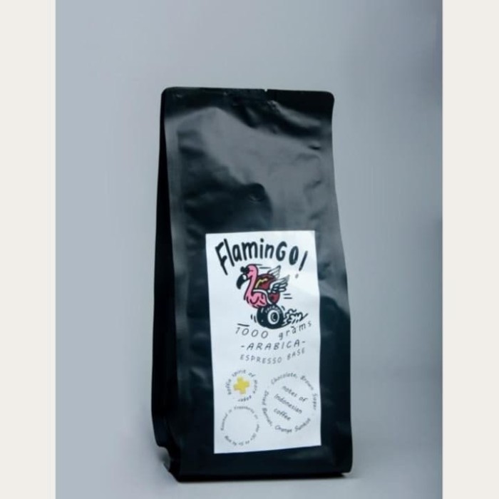 

MURAH Flamingo Roasted Coffee Bean, full arabica espresso blend 1000gr