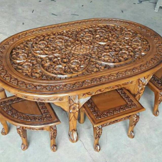 Meja osin/ meja kopi jati. Product asli jepara. Furniture mebel jepara