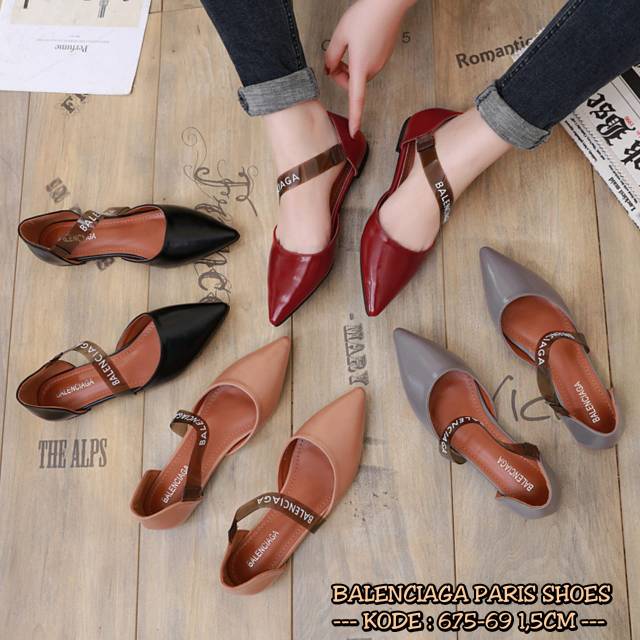 Flat Shoes Balenciaga Paris 675-69