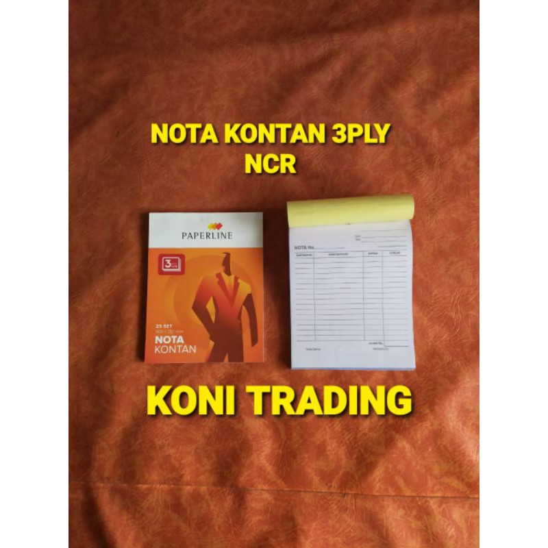 

BUKU NOTA KONTAN 3 PLY NCR (PAPERLINE)