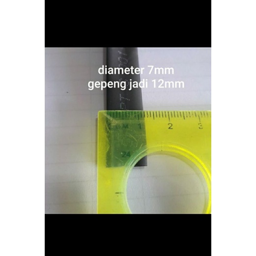 selongsong bakar 7mm heatshrink bakar merek WOER 1rol panjang 100meter