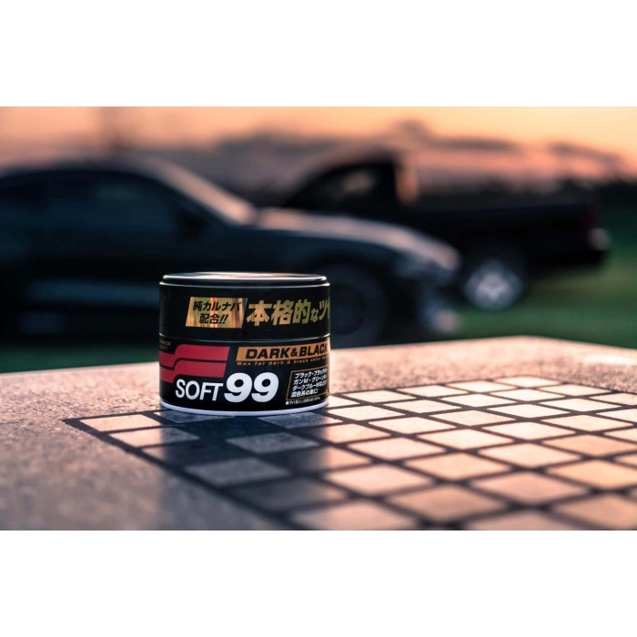 Wax Dark &amp; Black Wax 300g Soft99 Hitam Original Japan