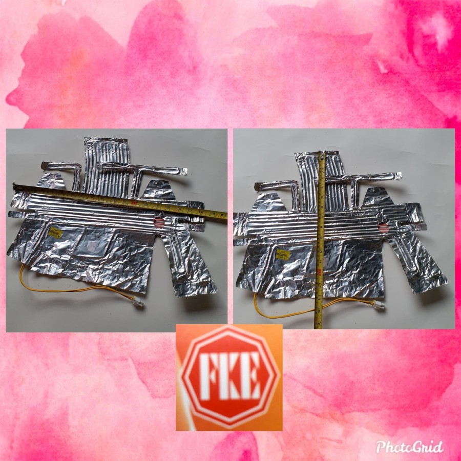 Heater alumunium kulkas LG original