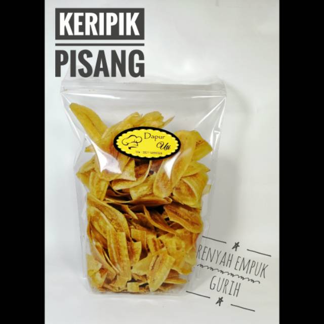 

Keripik pisang gurih renyah