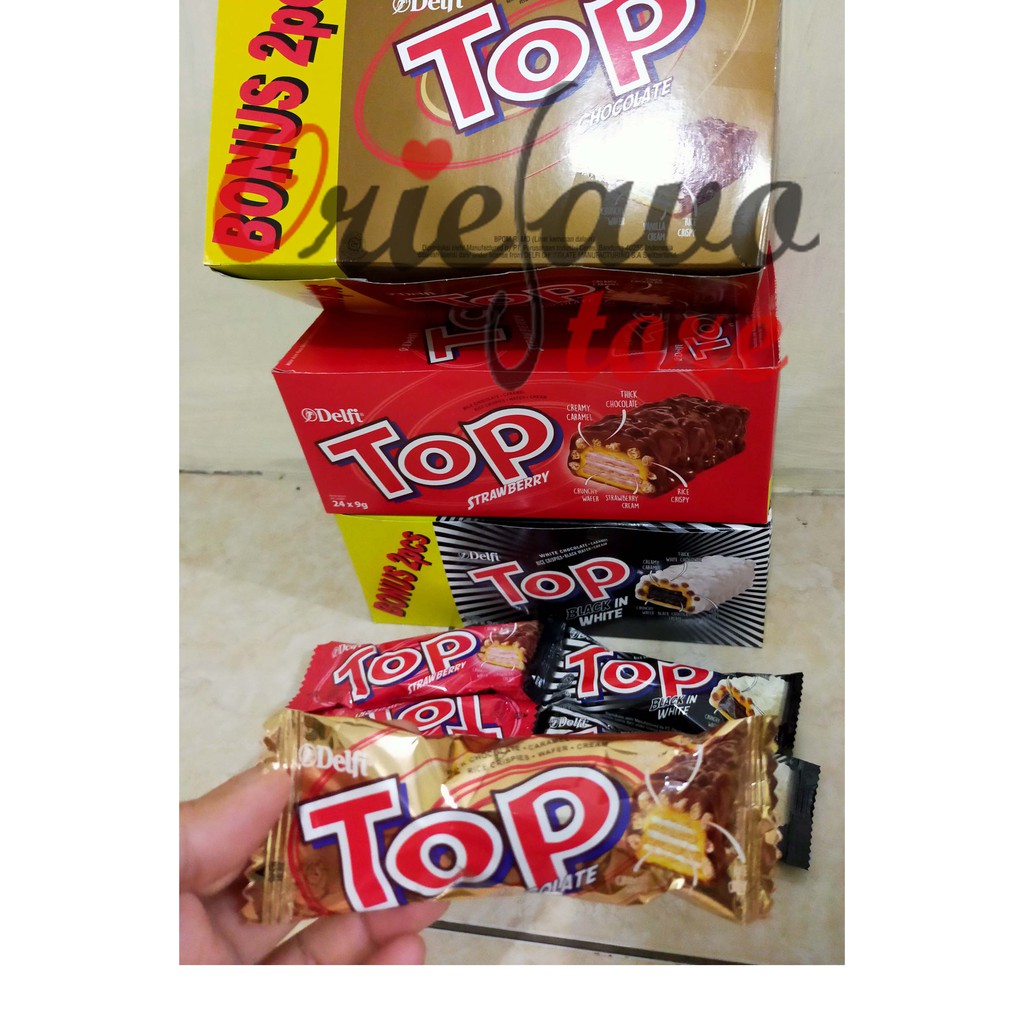 Jual Delfi Top Wafer 1 Box ( 24 pcs x 9 gr) | Shopee Indonesia