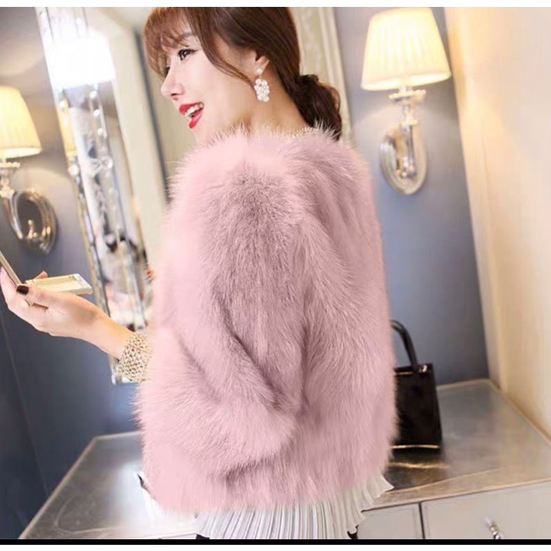 WOMEN FUR COAT BULU WANITA MUSIM DINGIN WINTER TURKI KOREA