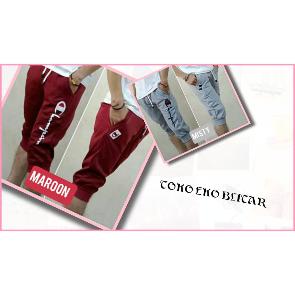 CELANA JOGER TRAINING PENDEK TERBARU CHAMPION