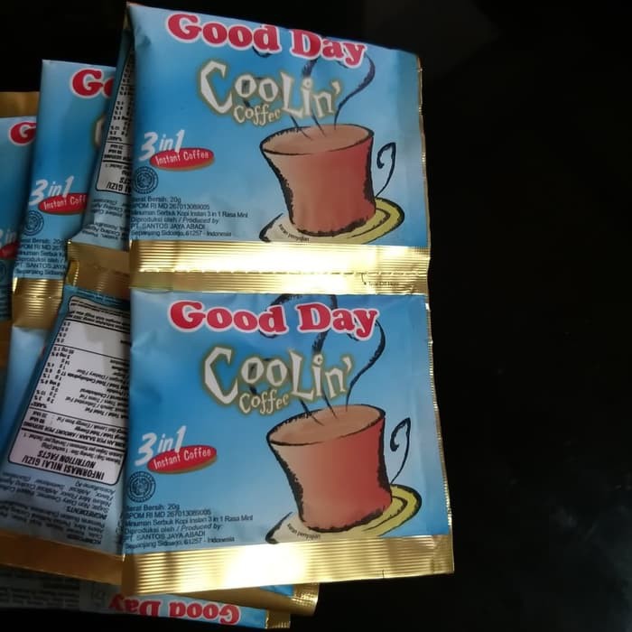 

Kopi Goodday Cool'in 20 gr isi 10 sachet