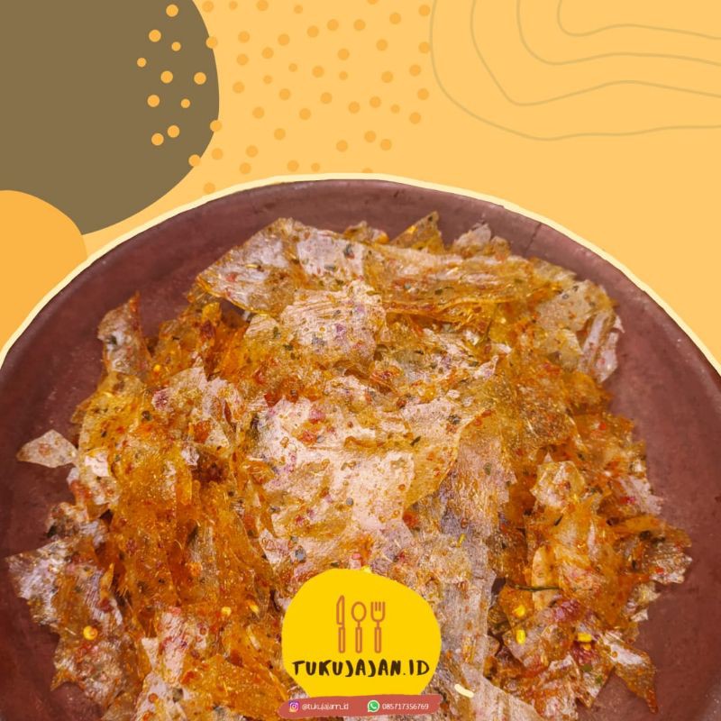 

keripik kaca/keripik beling pedas renyah 500gr