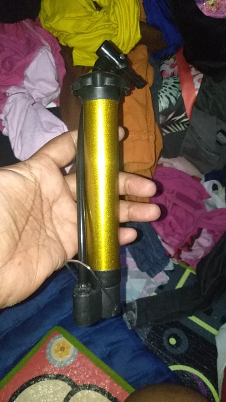 Pompa Angin Ban Sepeda Balon Kasur Bantal Renang Angin Mini Portable