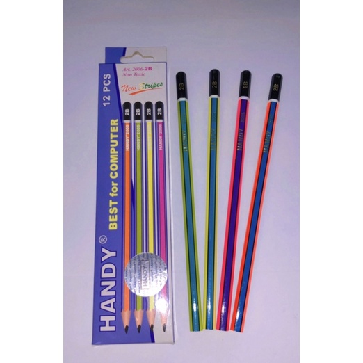 

PENSIL 2B MEREK HANDY 2006 / HANDY 2009 / HANDY 2011 ( Isi 12 biji )