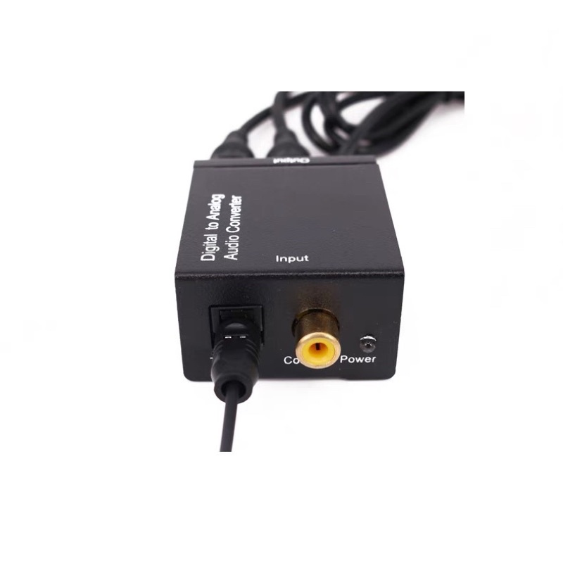 CONVERTER OPTICAL TO AV RCA DIGITAL AUDIO TO ANALOG AUDIO CONVERTER FREE kabel optical