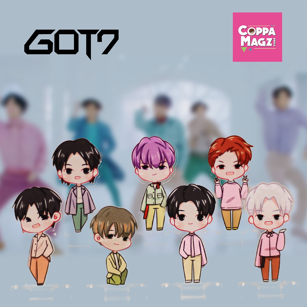 GOT7 Transparent White Sticker Shopee Indonesia