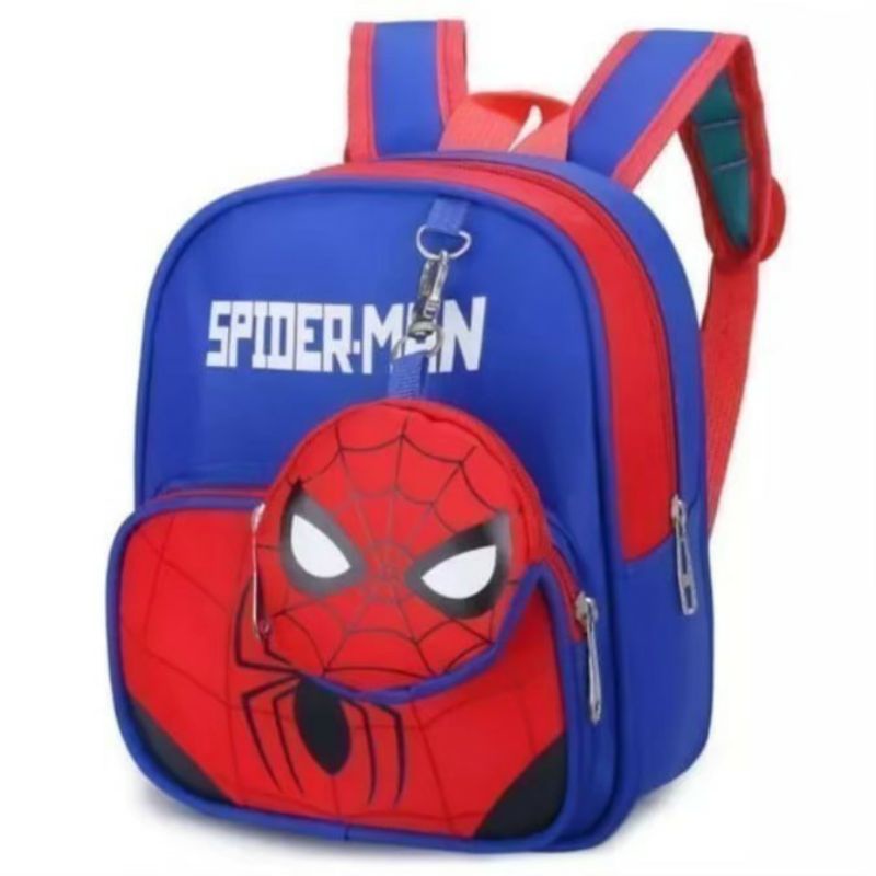 MOEZHA TAS _ Tas Ransel Fashion Sekolah Anak Laki Laki PAUD TK SD Marvel Super Hero Kapten Amerika