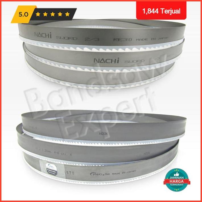 

Bandsaw Blade Custom 2975-3050X27X0,9Mm. Ukuran Dibuat Sesuai Pesanan Limited