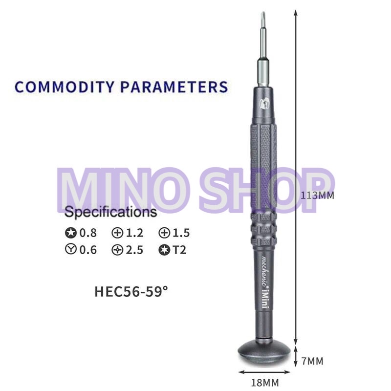 OBENG SATUAN - SCREWDRIVER MECHANIC iMINI S2 - STRONG MAGNETIC