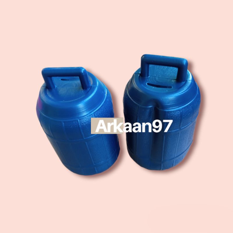 1 pcs celengan menabung anak gentong plastik kecil